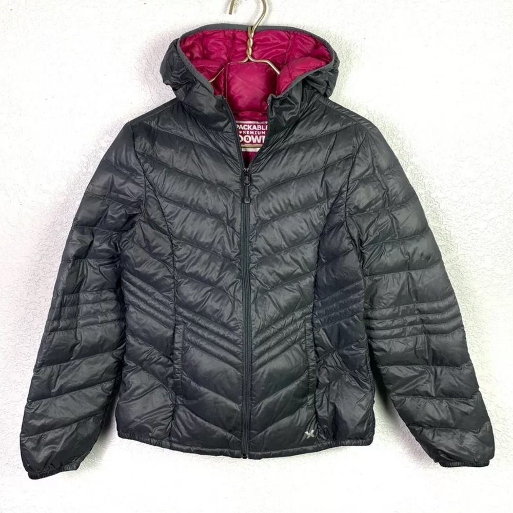 Xersion Packable Down Hooded Puffer Coat
